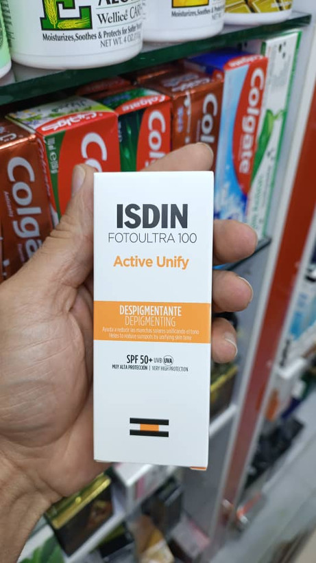 ضد آفتاب ایزدین Isdin مدل اکتیو یونیفای Active Unify ضد لک رنگی (ارسال رایگان)