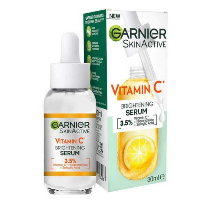 سرم گارنیر Garnier ویتامین سی C مدل Brightening روشن کننده اصل حجم 30 میل(ارسال رایگان)