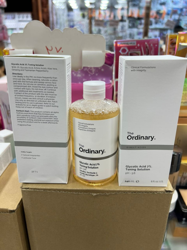 تونر گلیکولیک اسید 7% اوردینری THE ORDINARY حجم 240 میلی لیتر اصلی دو لیبله(رسال رایگان )