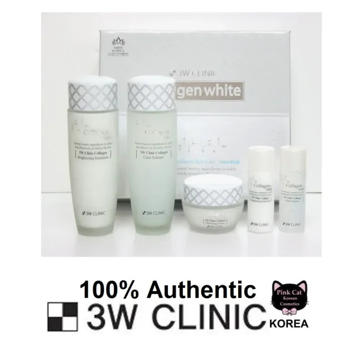 پک مراقبت از پوست سفید کننده کلاژن 3W CLINIC(ارسال رایگان)