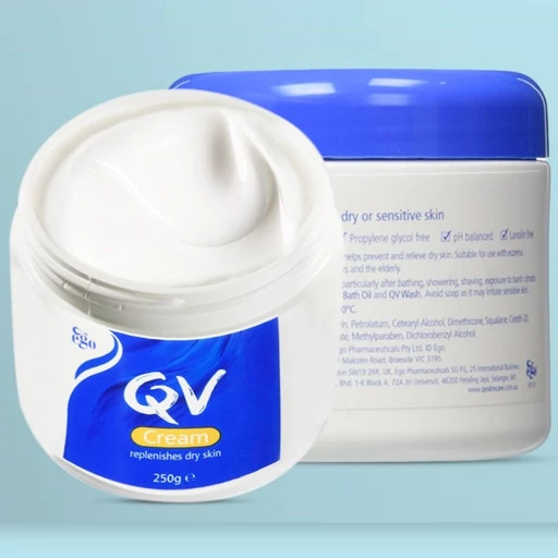 کرم مرطوب کننده دست و صورت QV – آبرسان قوی و ضد خشکی برای پوست حساس250گرم,(ارسال رایگان،اورجینال)